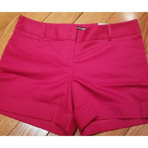 Express Pants - Express editor redish pink shorts NWT size 2